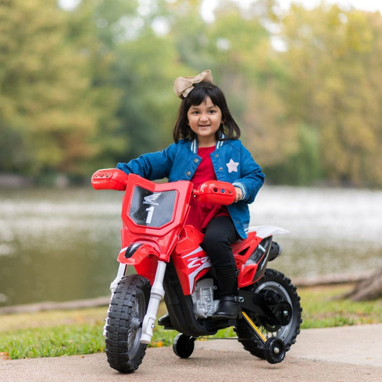 Honda CRF250R Dirt Bike 6V Red - FAO Schwarz