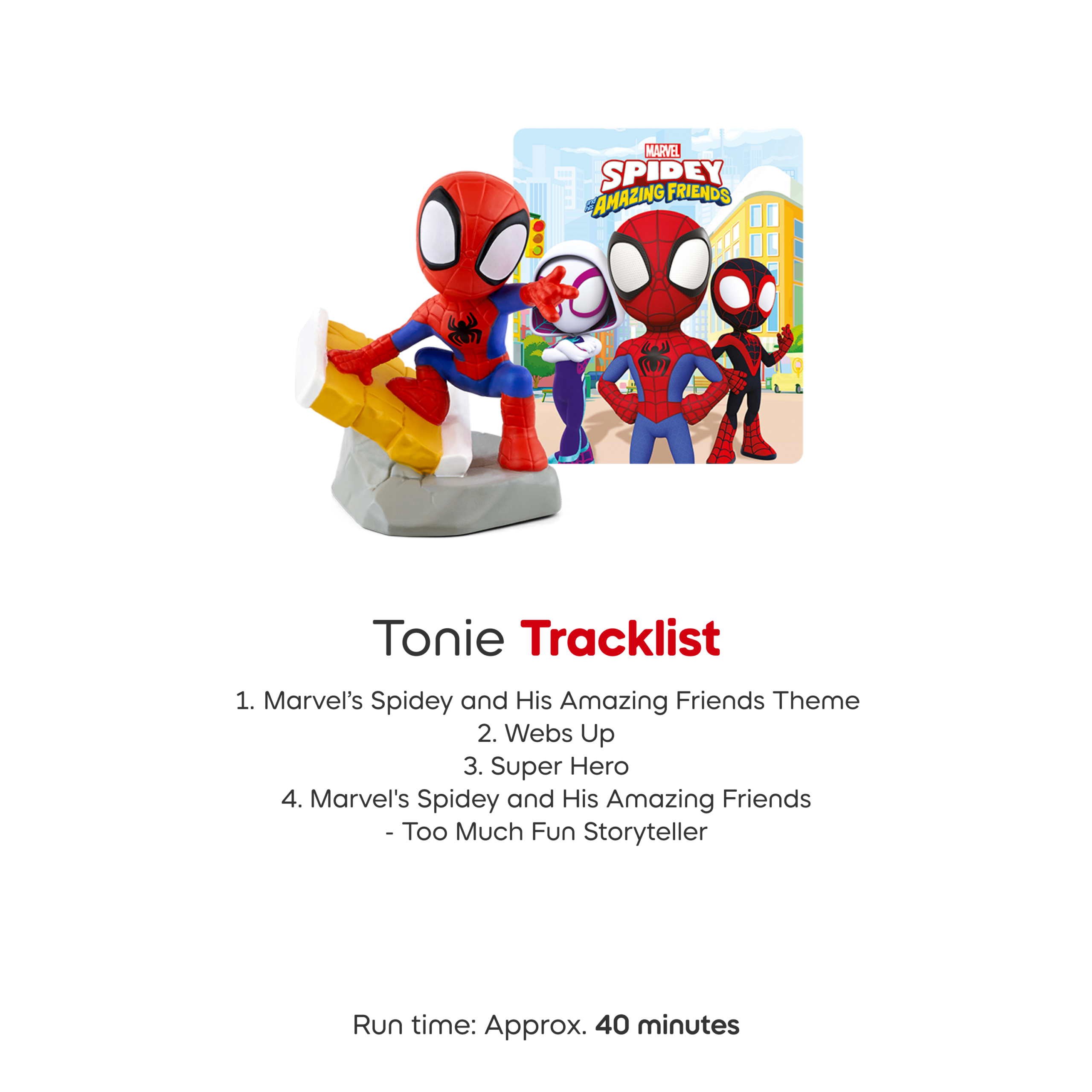 Marvel’s Spidey and His Amazing Friends: Spidey Tonie - FAO Schwarz