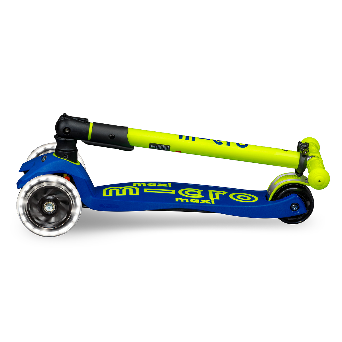 Maxi Deluxe Foldable LED Scooter – Neon Canary Yellow - FAO Schwarz