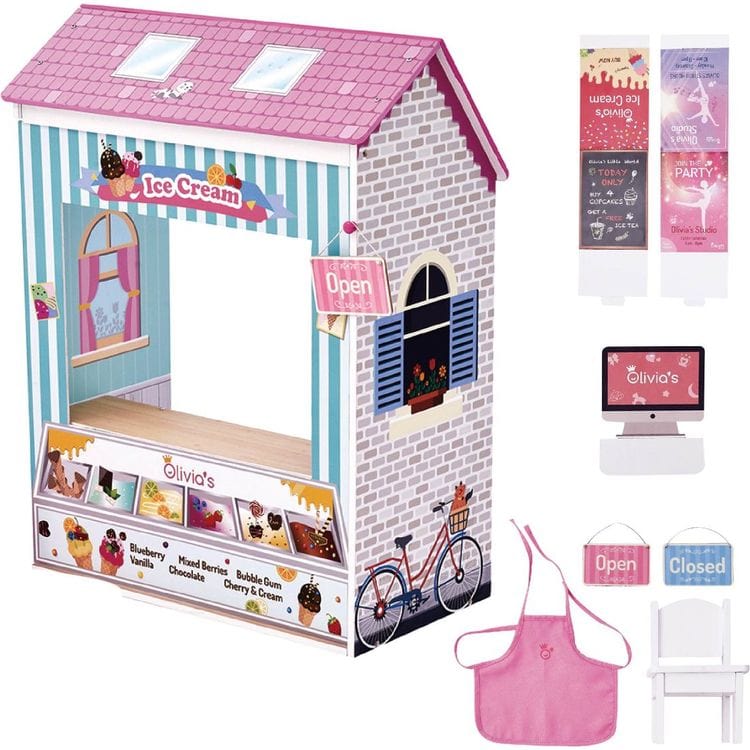 Olivia’s Little World – Olivia’s Classic Convertible Play House (4 in 1) - FAO Schwarz