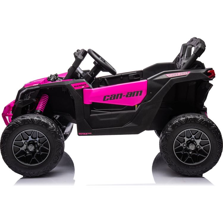 24V Can Am Maverick 1-Seater UTV Ride On – Pink - FAO Schwarz