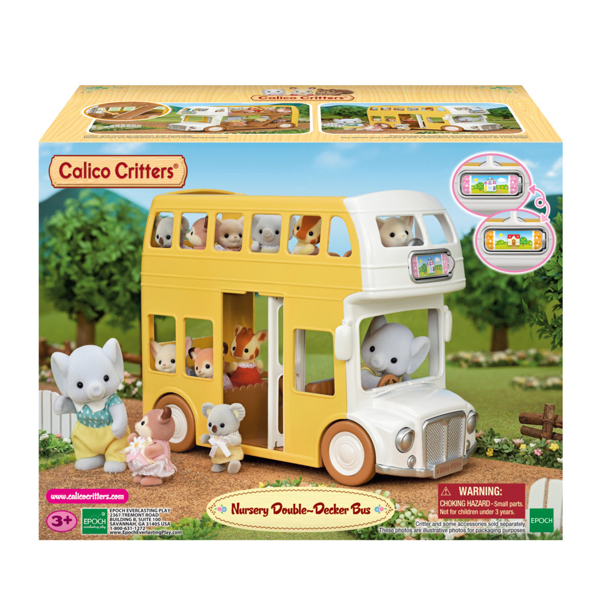Calico Critters Double Decker Nursery Bus - FAO Schwarz