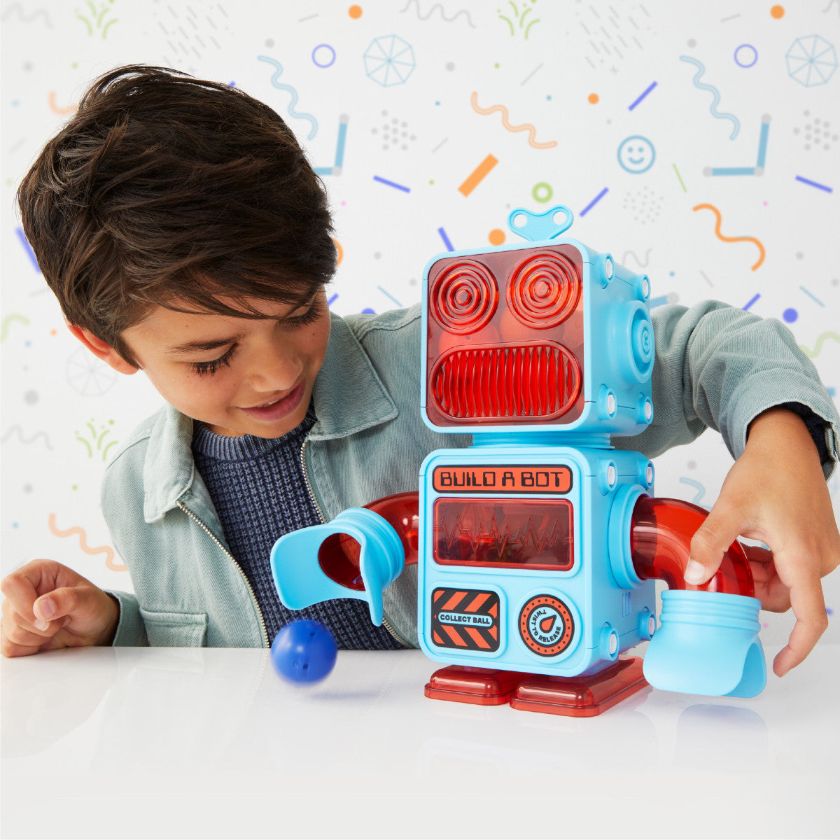 DIY Prize-Pod Robot 52-Piece Retro Vending Machine Build Kit - FAO Schwarz