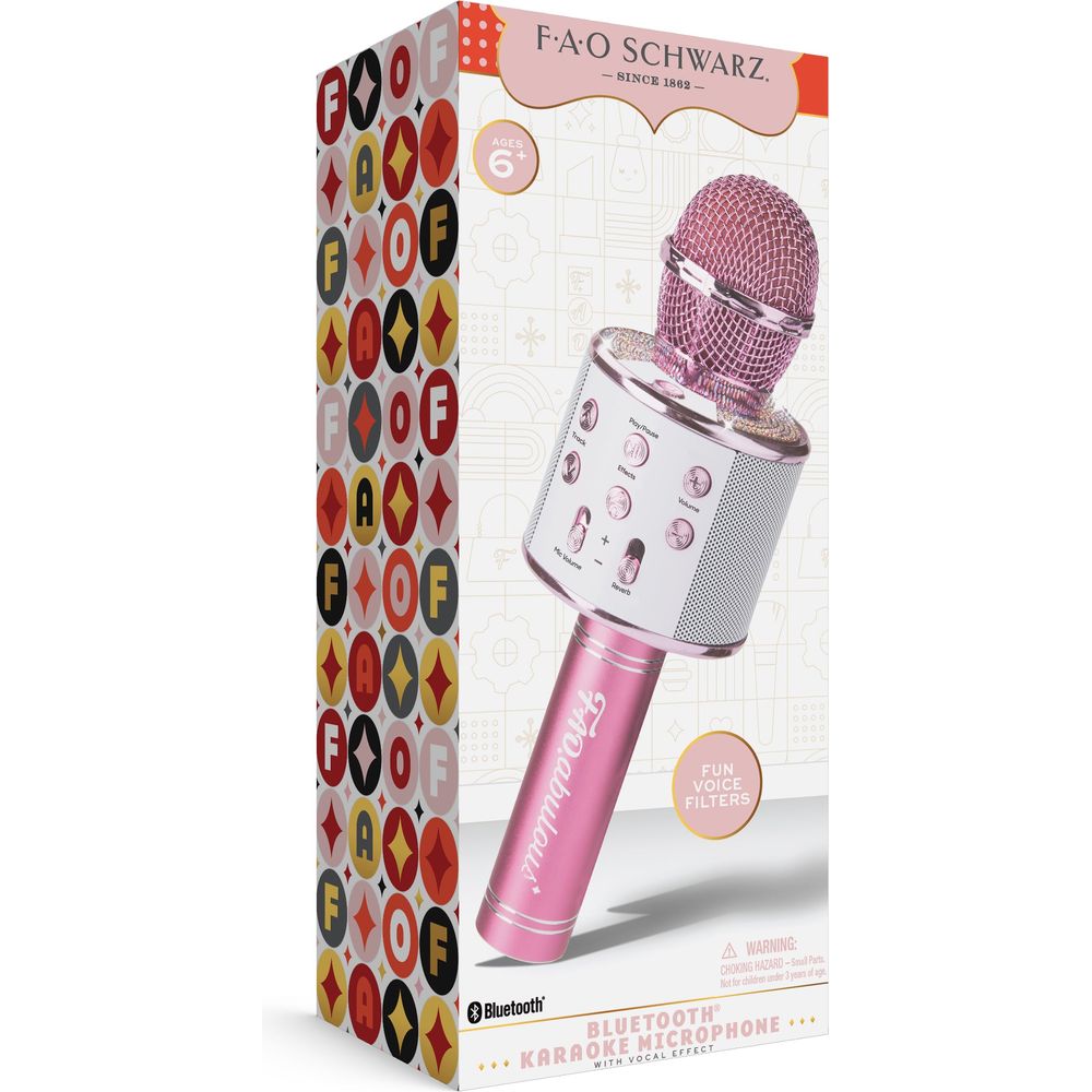 Musical Microphone Rhinestone Bluetooth Broadcaster - FAO Schwarz