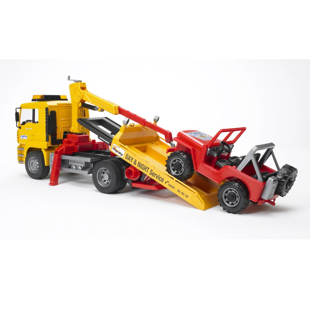 MAN TGA Breakdown Truck with Cross Country Vehicle - FAO Schwarz
