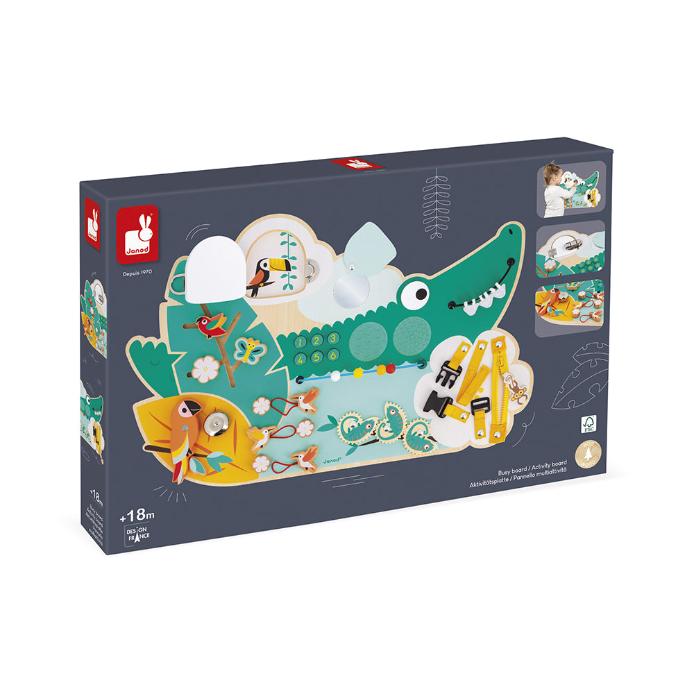 Tropik Crocodile Multi-Activity Busy Board - FAO Schwarz