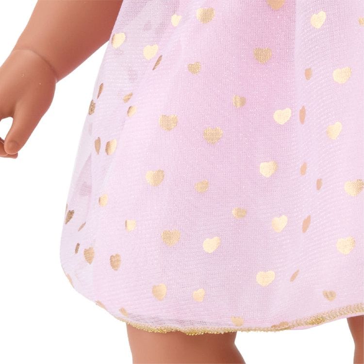 Cuddle Baby Doll 14-Inches – Dark Brown Hair - FAO Schwarz