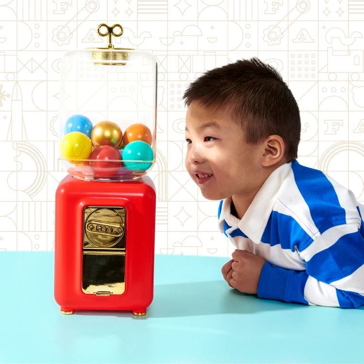Throwback Toys Mystery Vending Machine – Red - FAO Schwarz