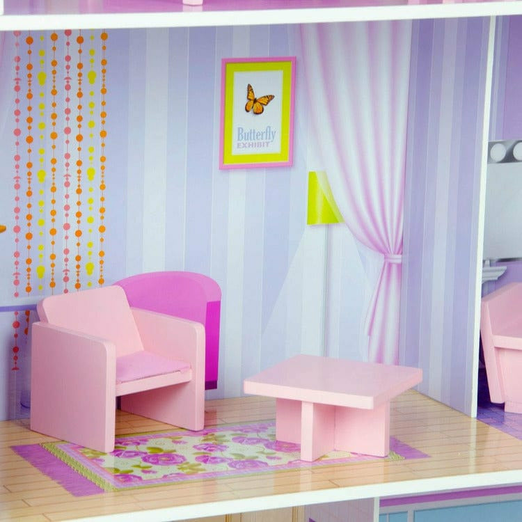 12″ Pink Dreamland Tiffany Dollhouse - FAO Schwarz