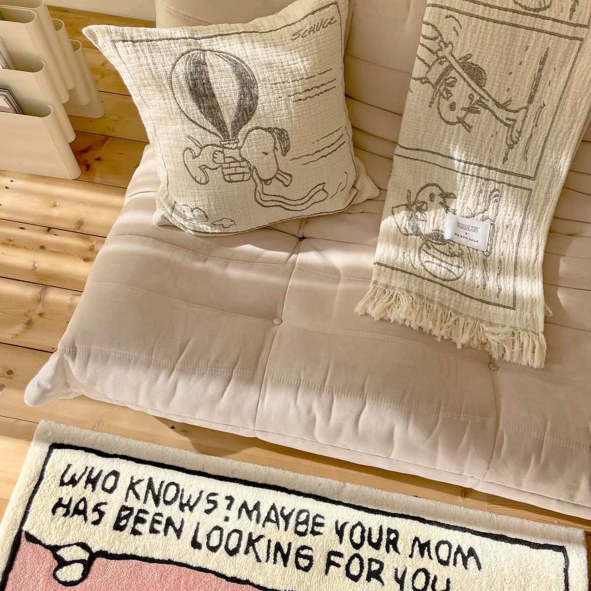 Peanuts Blanket Comic - FAO Schwarz