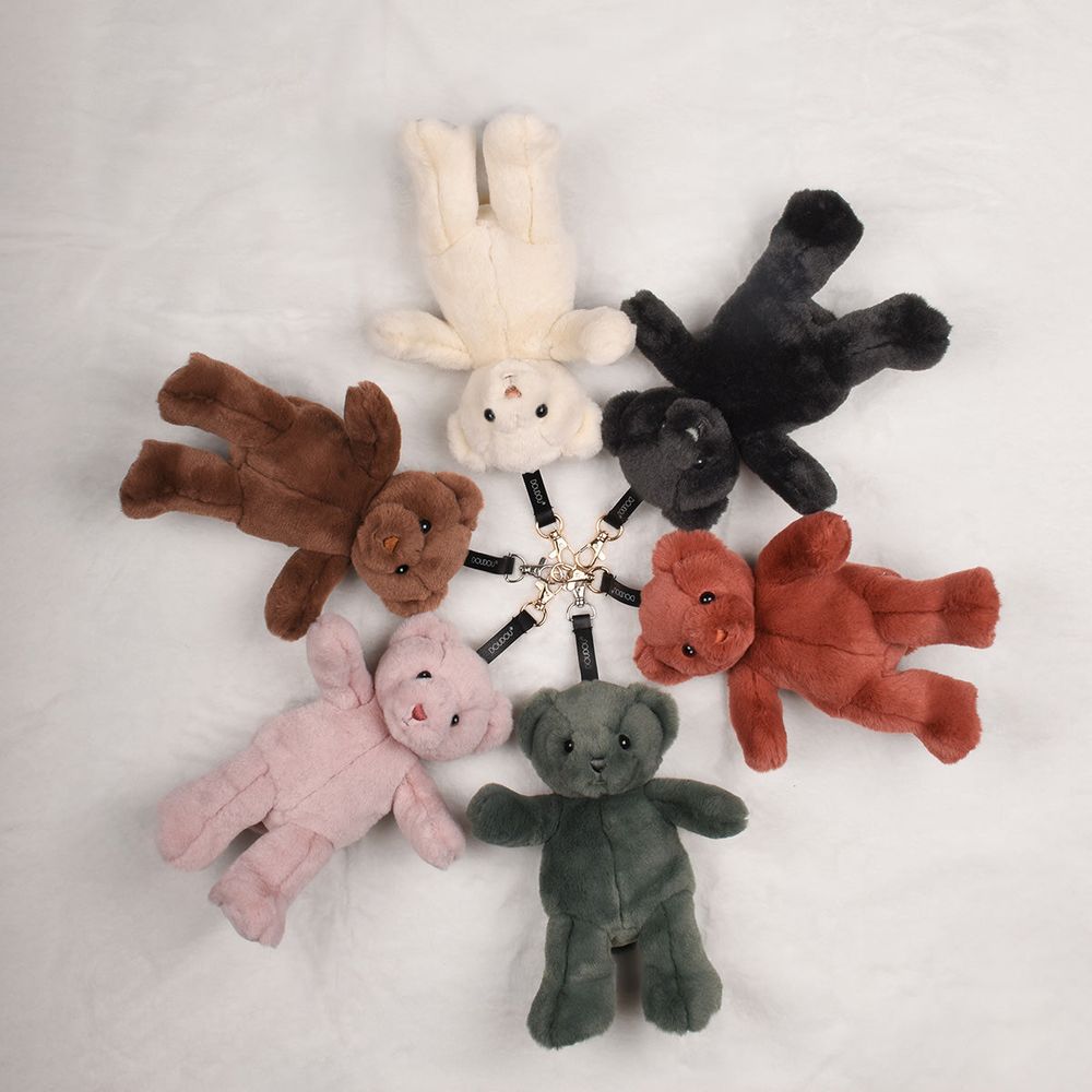 Plush Teddy Bear Bag Charm - FAO Schwarz