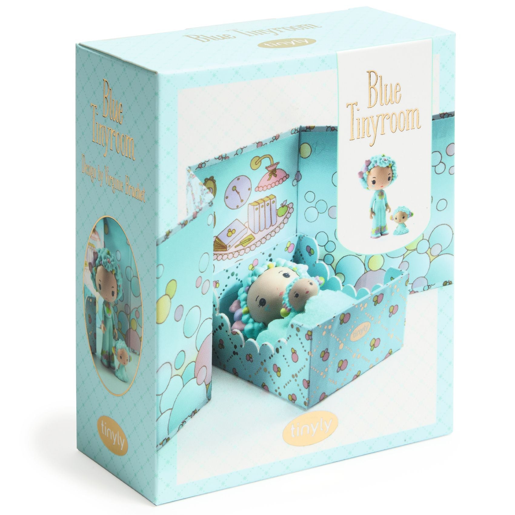 Tinyly Blue Tinyroom with Figurines - FAO Schwarz