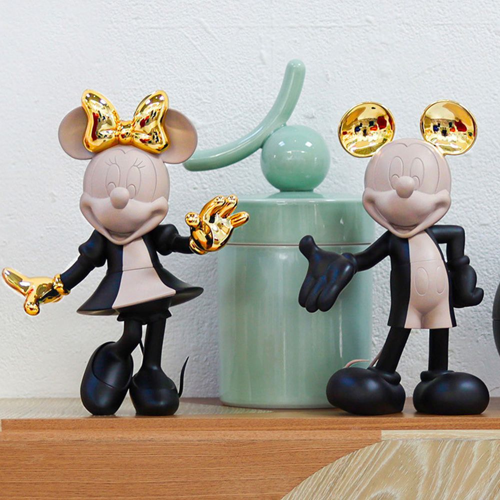 Mickey Mouse 12″ Kelly Hoppen Figurine – Black, Taupe & Gold - FAO Schwarz