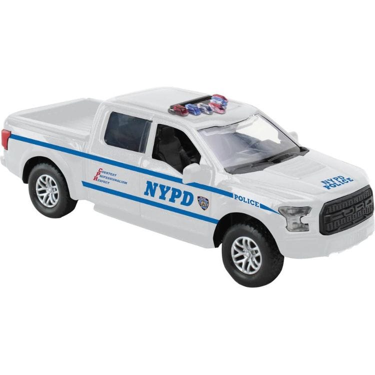NYPD Die-Cast Metal Pick-Up Truck - FAO Schwarz