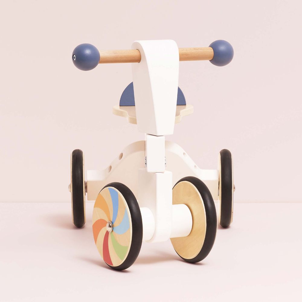 Wooden Rainbow Ride-On Trike - FAO Schwarz