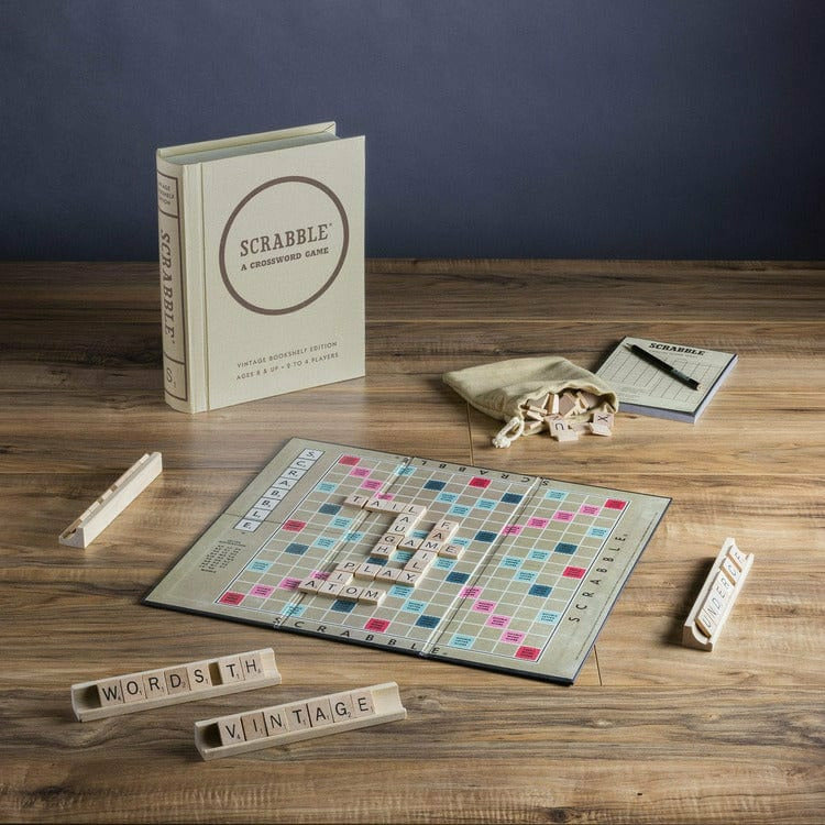 Scrabble Vintage Bookshelf Edition - FAO Schwarz