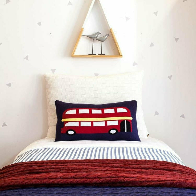 London Double Decker Bus Pillow - FAO Schwarz