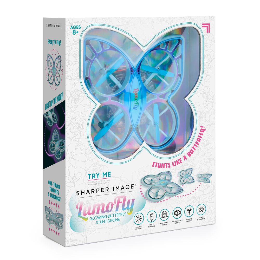 Lumofly Glowing Butterfly Stunt Drone - FAO Schwarz