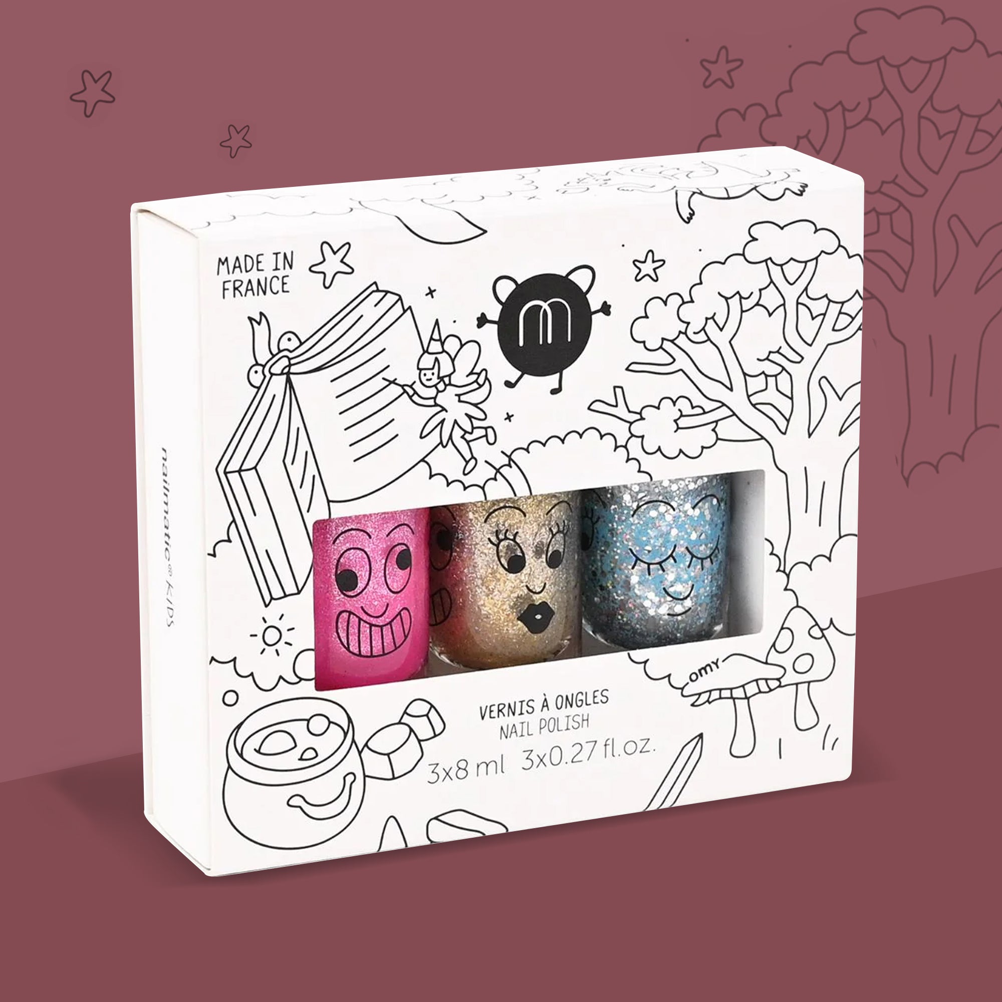 Magical Nail Polish 3 Pack for Kids - FAO Schwarz