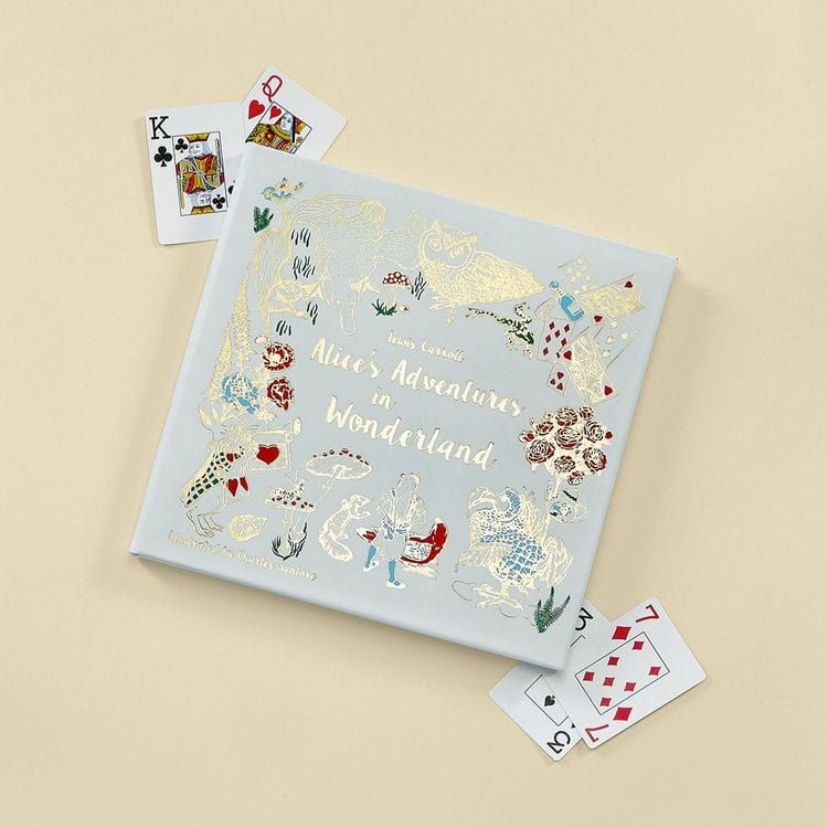 “Alice’s Adventures in Wonderland” Book in Ice Bonded Leather - FAO Schwarz