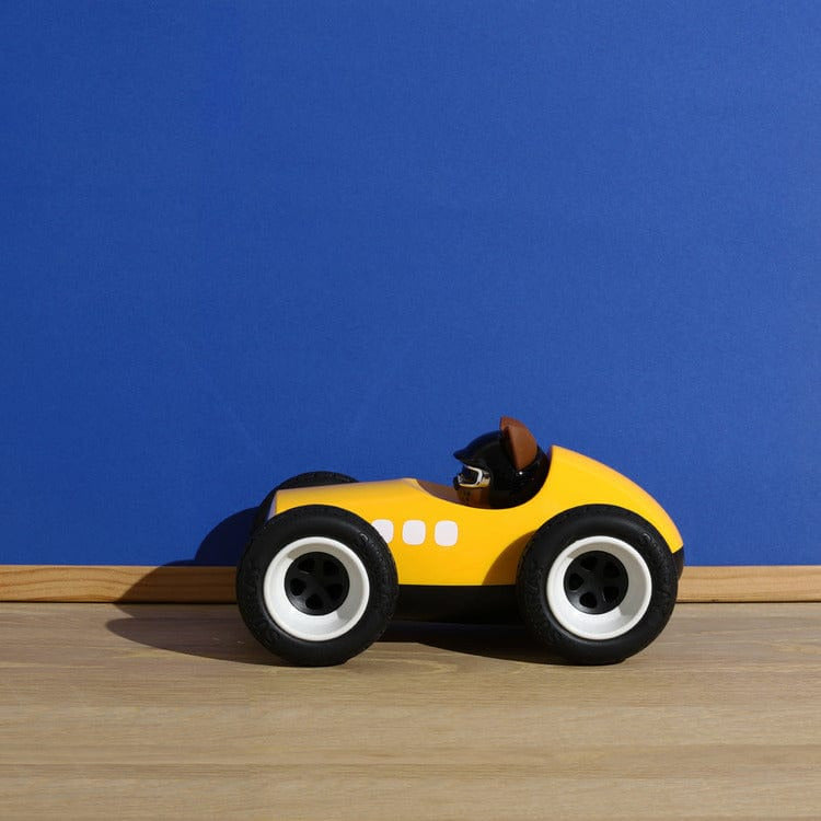 Egg Roadster Sunnyside Car Toy – Yellow - FAO Schwarz