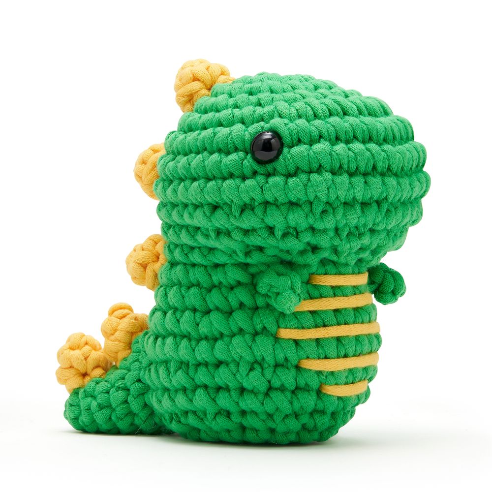 Fred the Dino Learn to Crochet Kit - FAO Schwarz