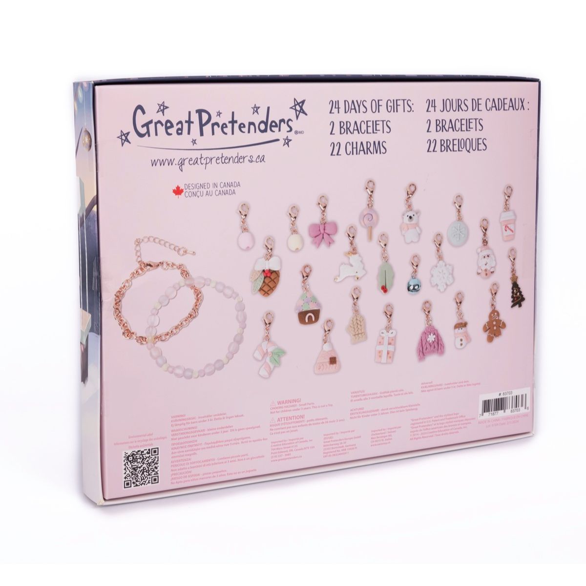 Cozy Christmas Build a Bracelet Advent Calendar - FAO Schwarz