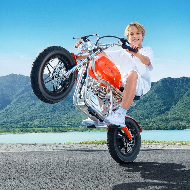 Hyper Gogo S9 Pro Kids Motorcycle – Orange - FAO Schwarz