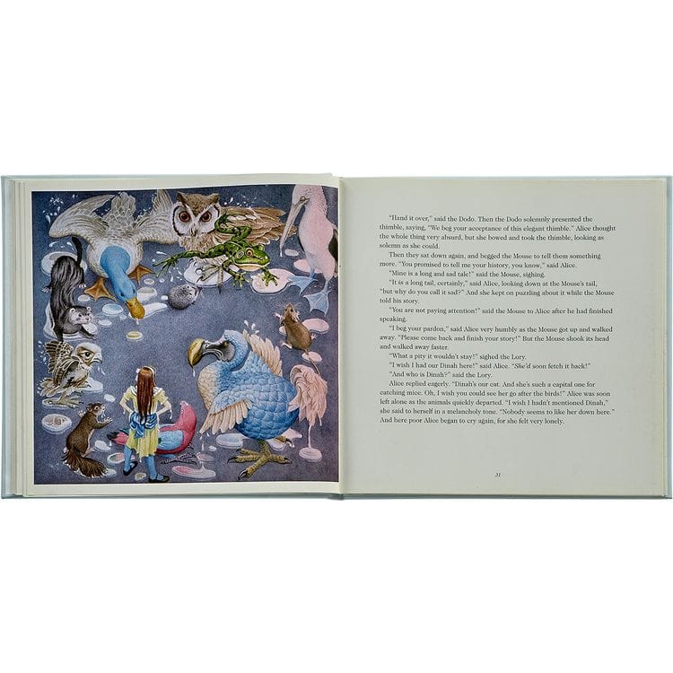 “Alice’s Adventures in Wonderland” Book in Ice Bonded Leather - FAO Schwarz