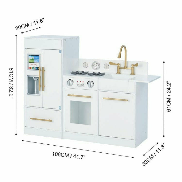 Little Chef Boston Classic Play Kitchen & Cookware – White - FAO Schwarz