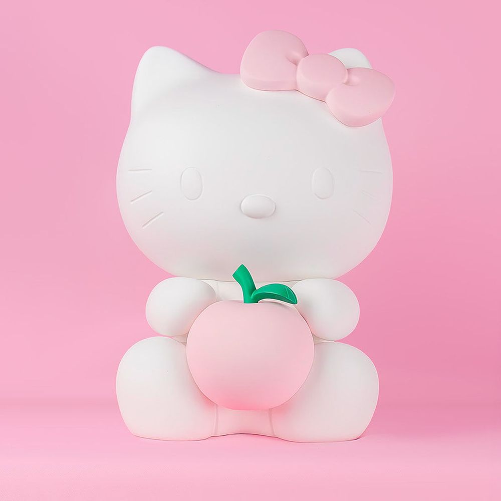 Hello Kitty Figure with Pastel Pink Apple – 10.2″ - FAO Schwarz