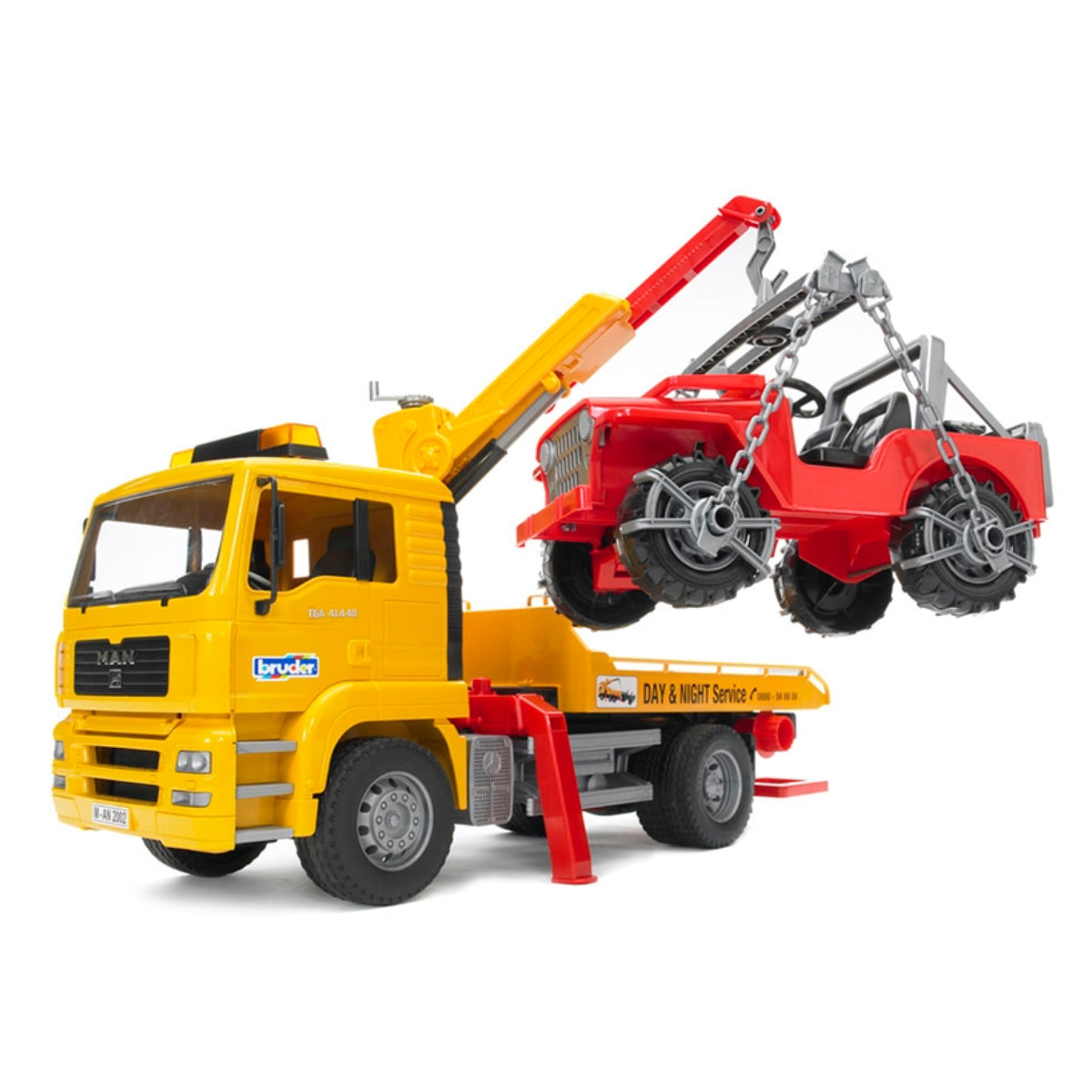MAN TGA Breakdown Truck with Cross Country Vehicle - FAO Schwarz
