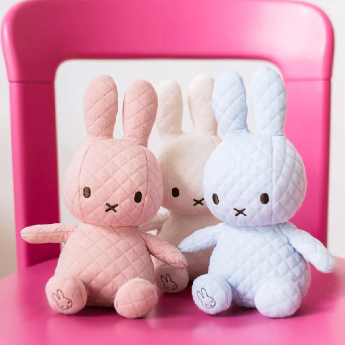 Miffy Pink Bonbon Sitting Plush in Giftbox – 9″ - FAO Schwarz