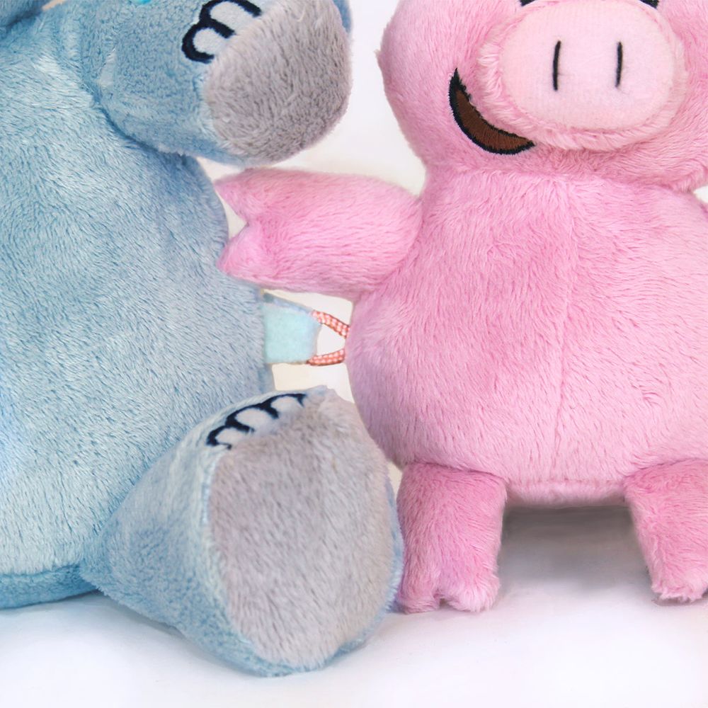 Elephant & Piggie Plush Pair - FAO Schwarz