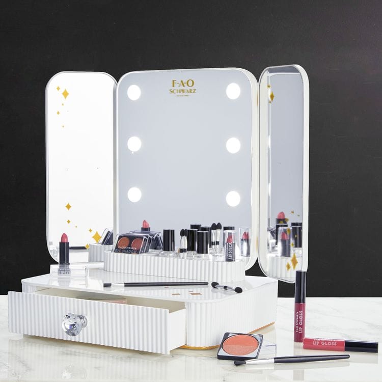 25-Piece Stunning Style Makeup Vanity Set - FAO Schwarz