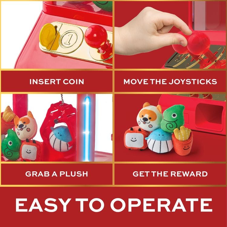 Arcade Claw Game with Plush Prizes - FAO Schwarz
