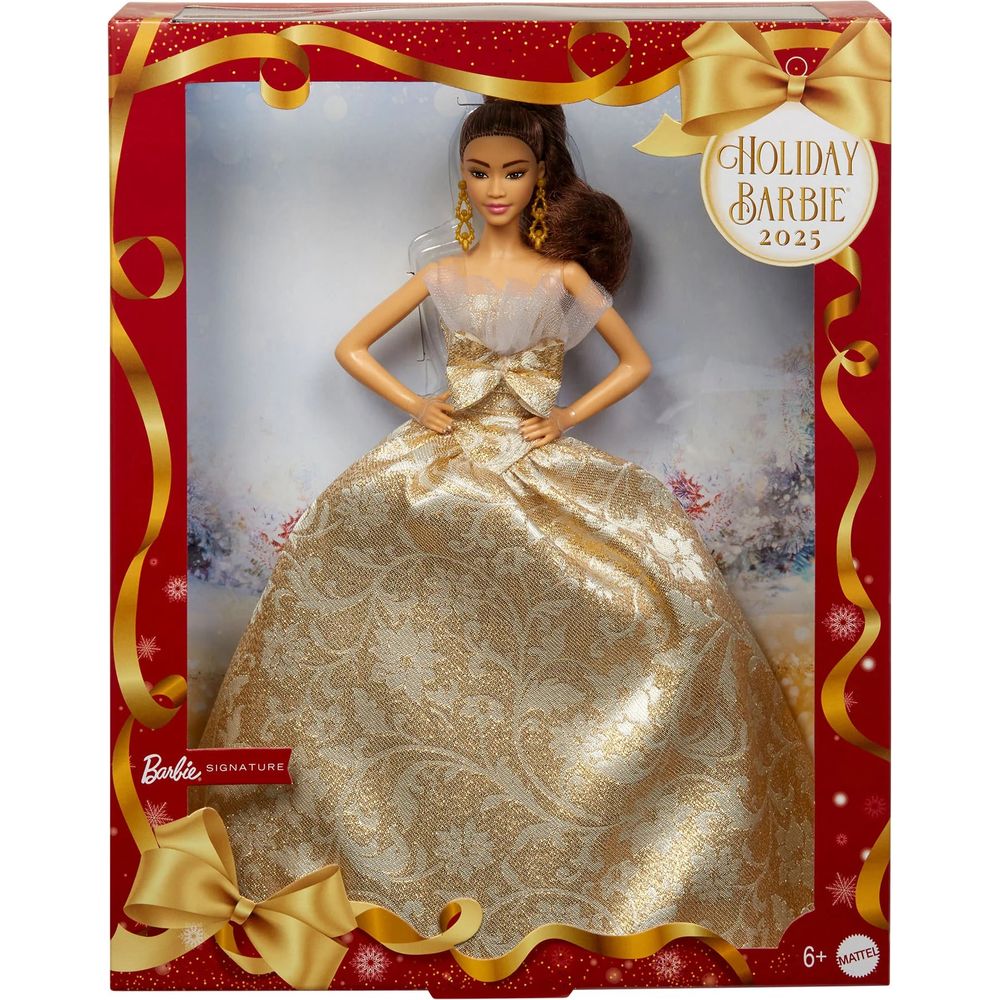Barbie Signature 2025 Holiday Barbie – Doll 2 - FAO Schwarz