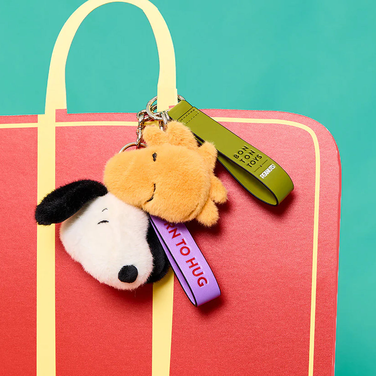 Peanuts Snoopy Fuzzy Eco Bag Charm – 3″ - FAO Schwarz