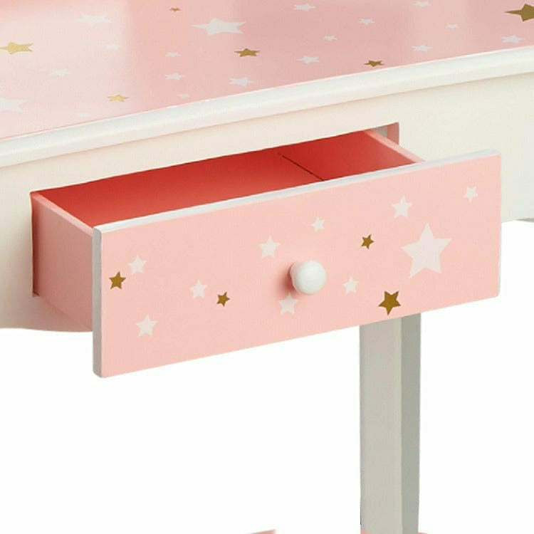 Fashion Twinkle Star Gisele Vanity Set – Pink/White - FAO Schwarz