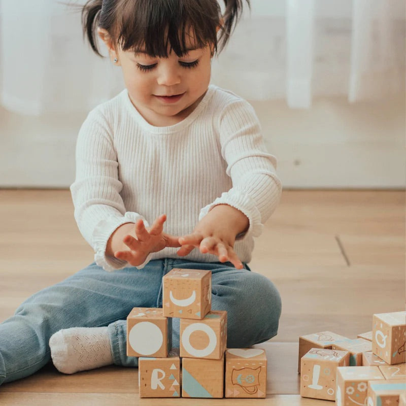 Keepsake Etched Baby Blocks - FAO Schwarz
