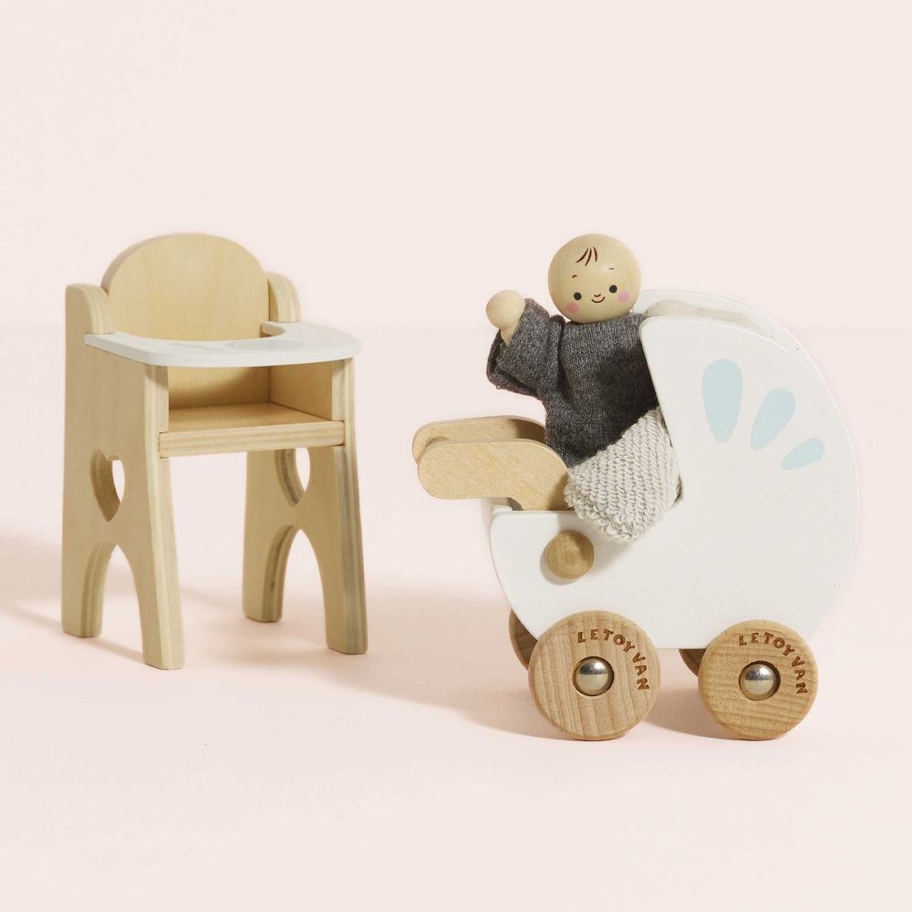 Nursery Dollhouse Furniture Set - FAO Schwarz