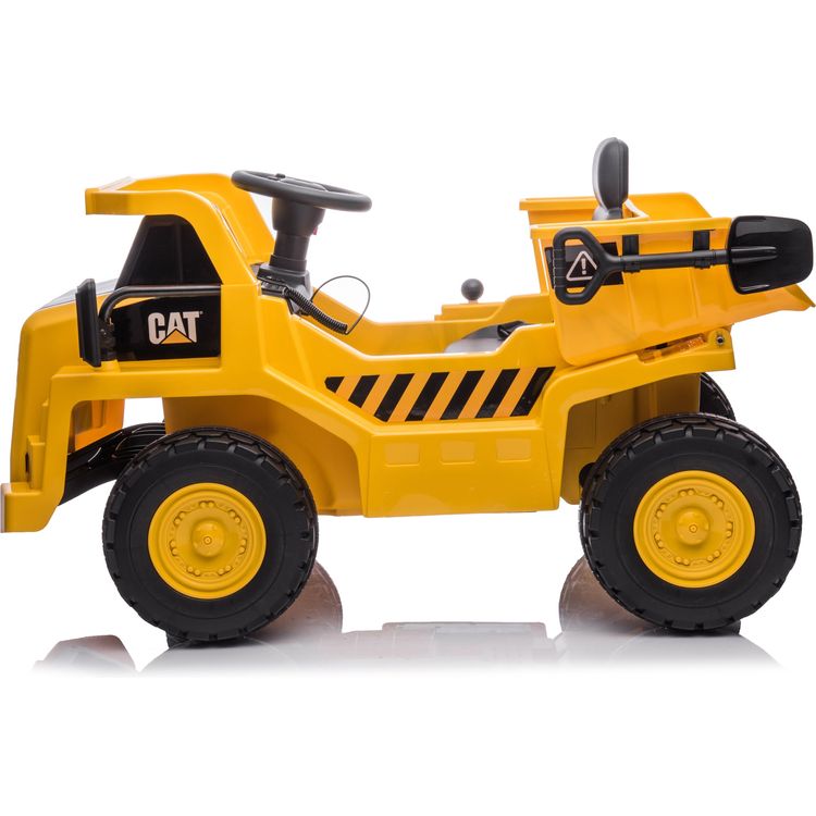 12V CAT Dump Truck 1-Seater Ride On – Yellow - FAO Schwarz