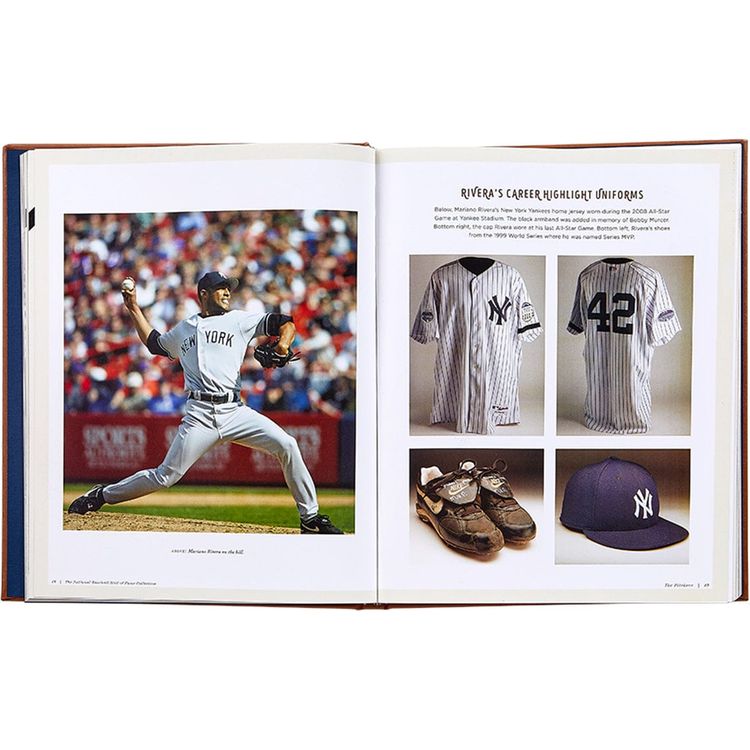 National Baseball Hall of Fame Book Leather Edition - FAO Schwarz