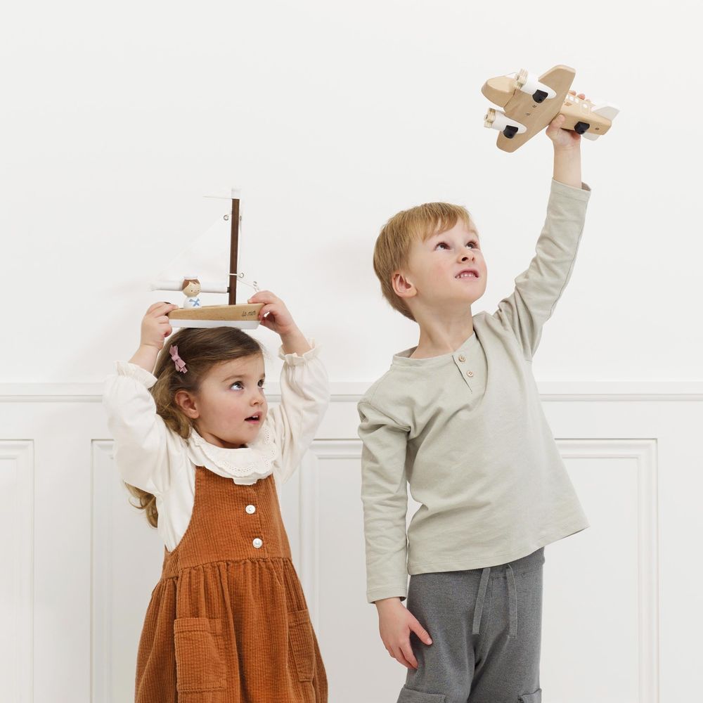 Wooden Toy Plane - FAO Schwarz