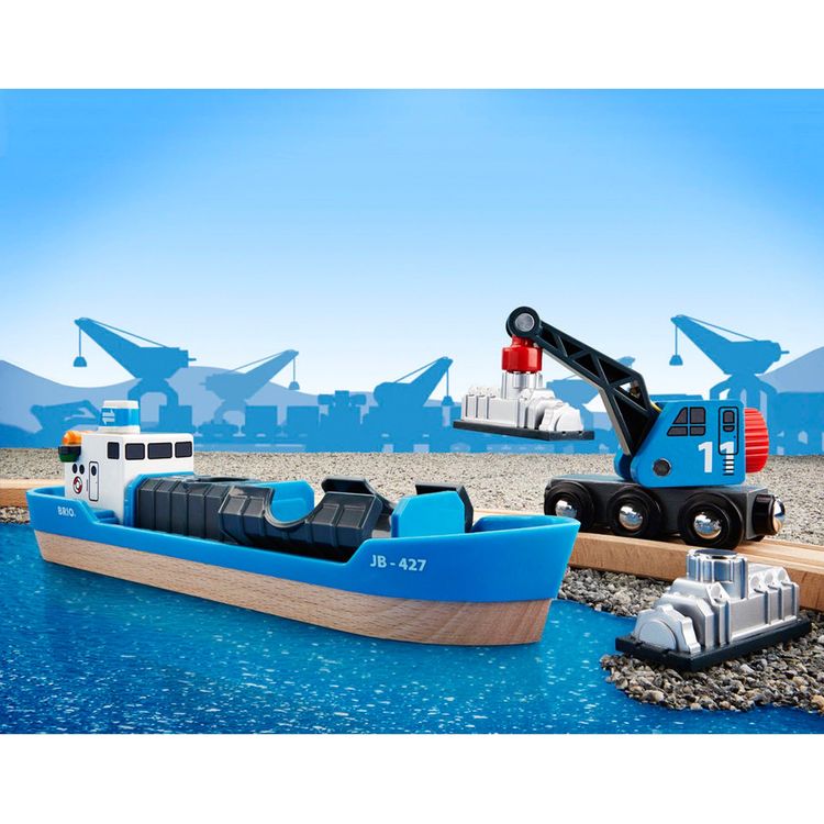 Freight Ship and Crane - FAO Schwarz