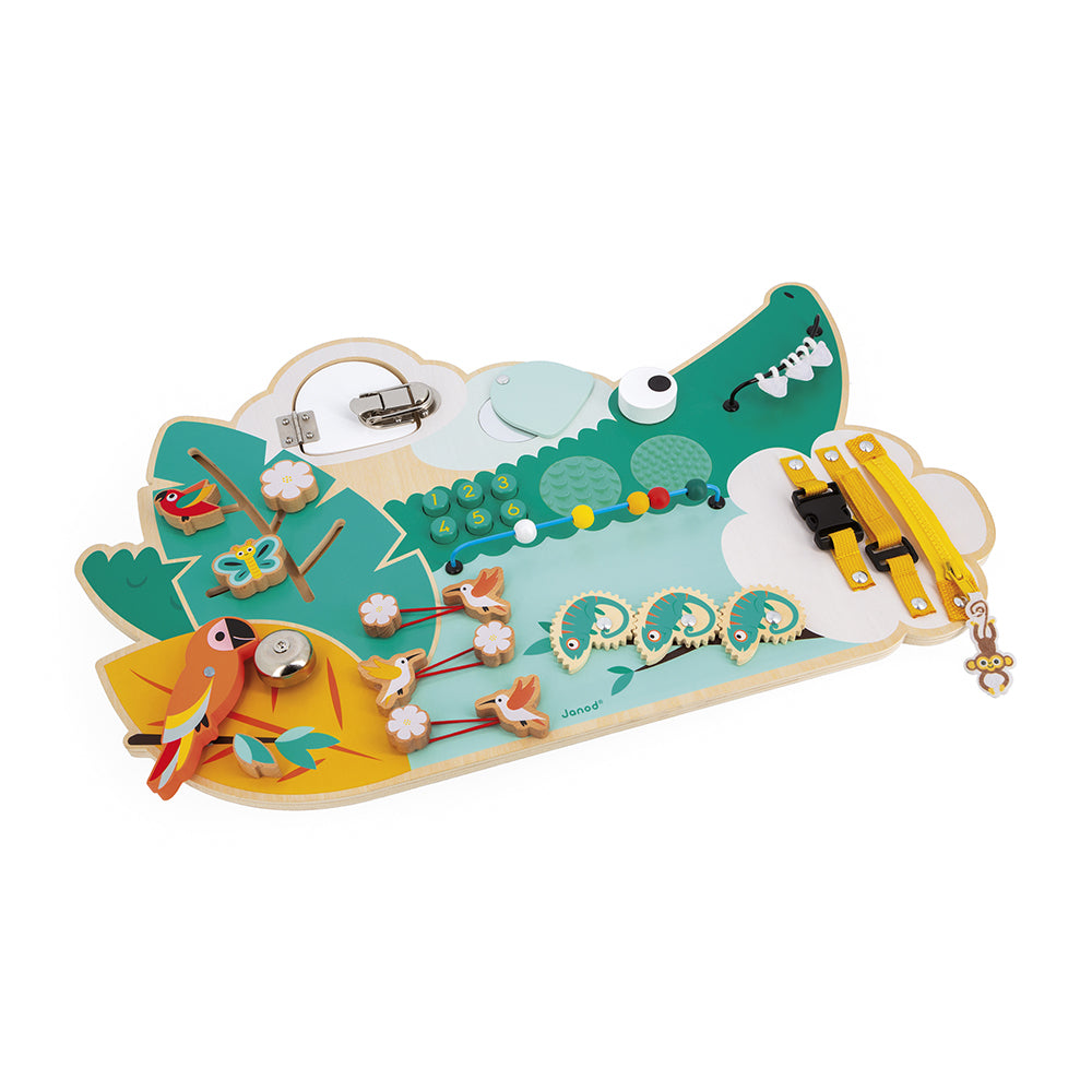 Tropik Crocodile Multi-Activity Busy Board - FAO Schwarz